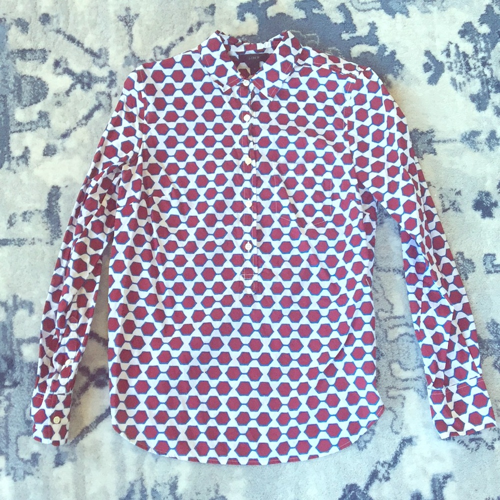 J. Crew Cotton Popover